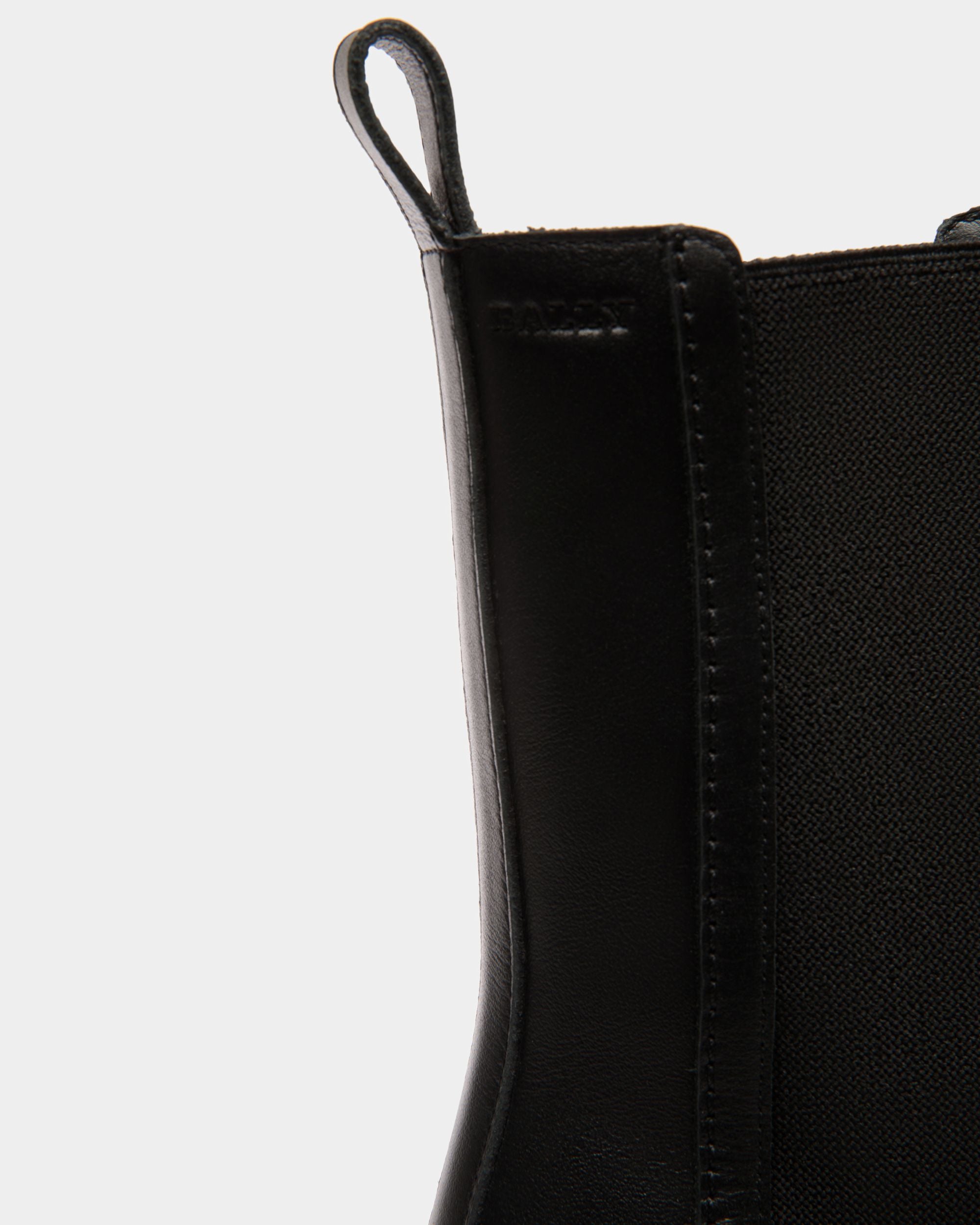 Nalyna | Women's Boots | Black Leather | Bally | Still Life Detail