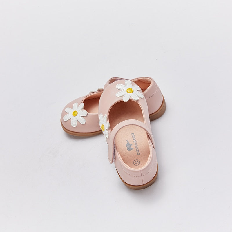 Daisy Pink Flat Heel Shoes