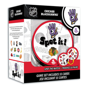 Master Pieces: Chicago Blackhawks Spot It! - Puzzled Gamer - Chicago Blackhawks Puzzle
