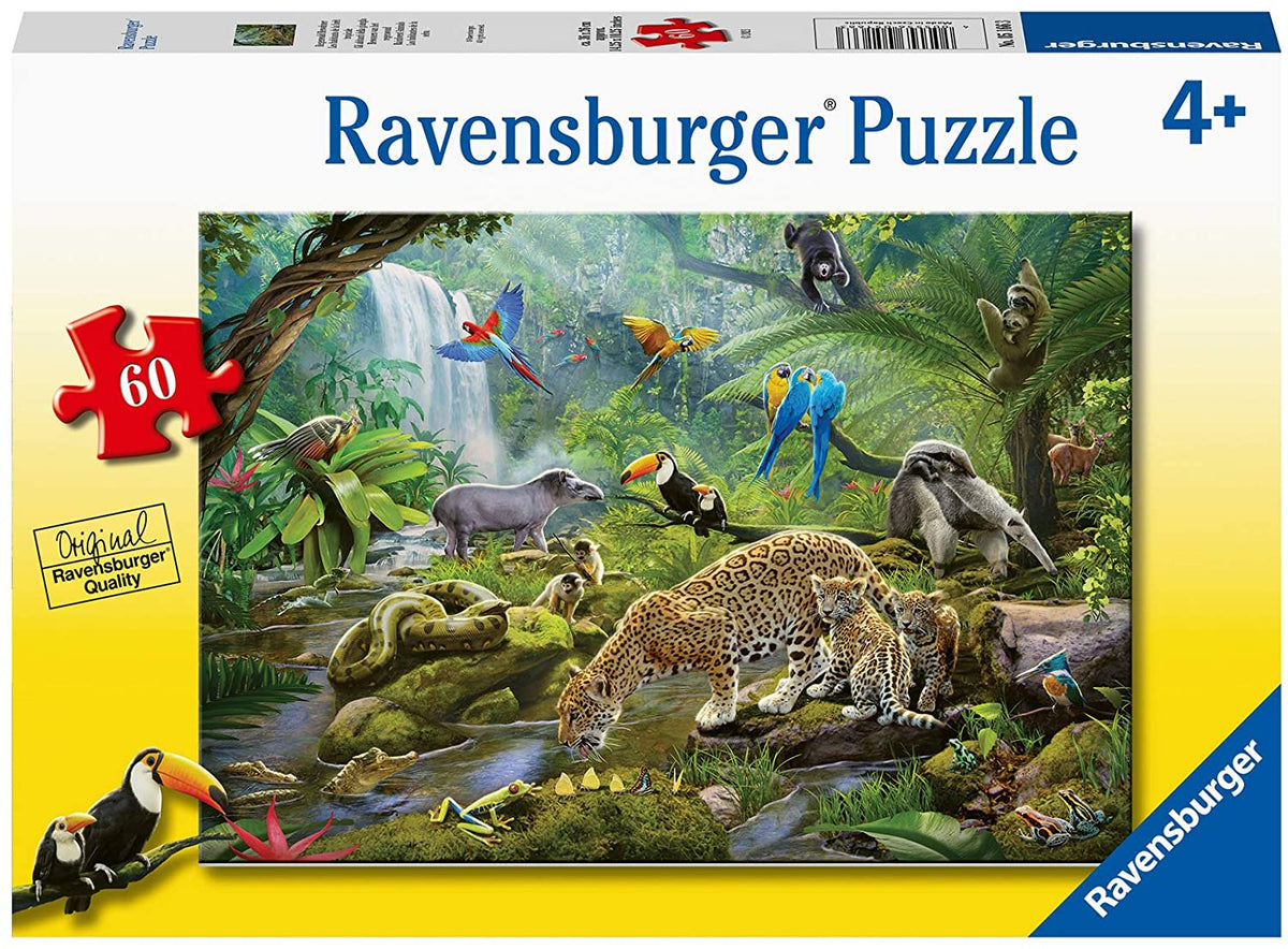 Ravensburger: Rainforest 60 Piece Puzzle - Puzzled Gamer