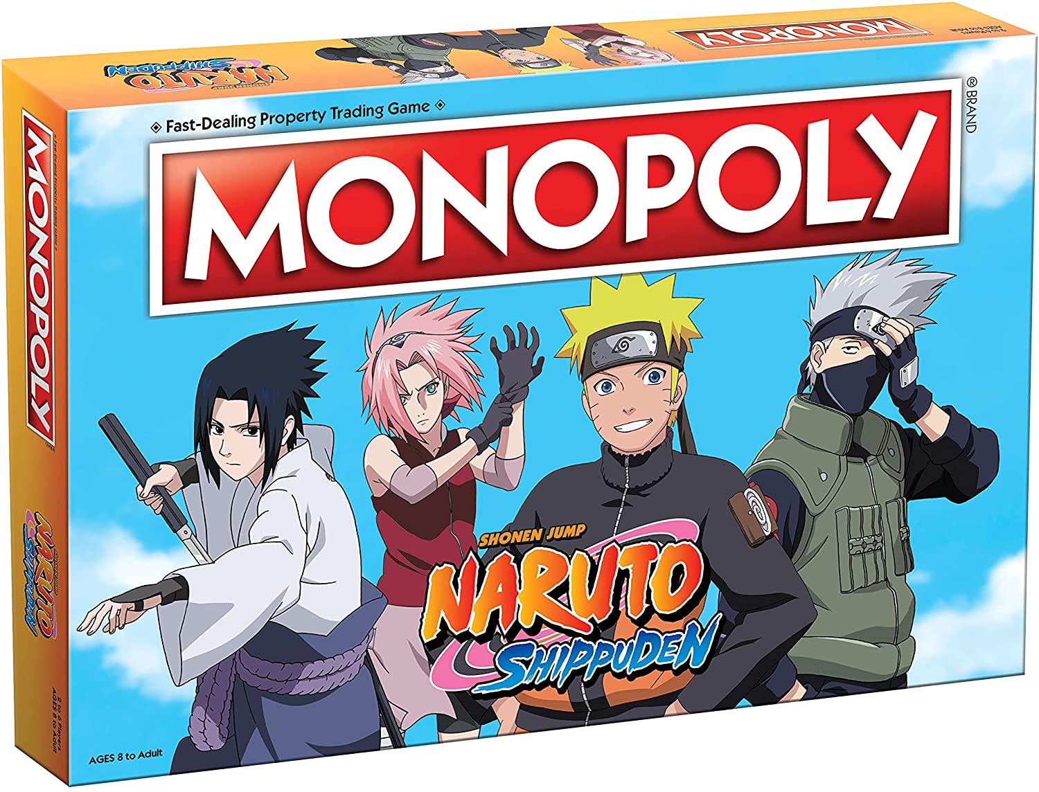 naruto monopoly gamestop