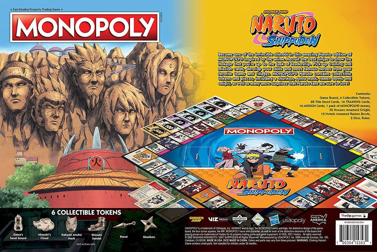 naruto monopoly walmart