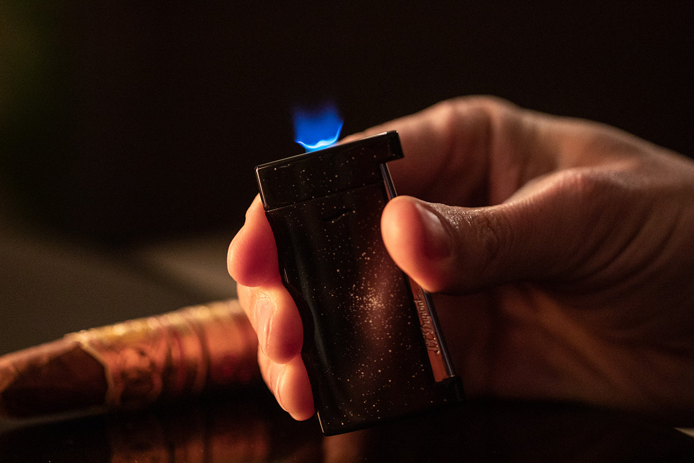 S.T. Dupont Slim 7 Space Blue Lighter – Lighters Direct