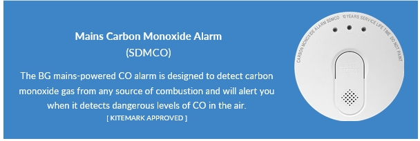 BG SDMCO Mains Carbon Monoxide Alarm