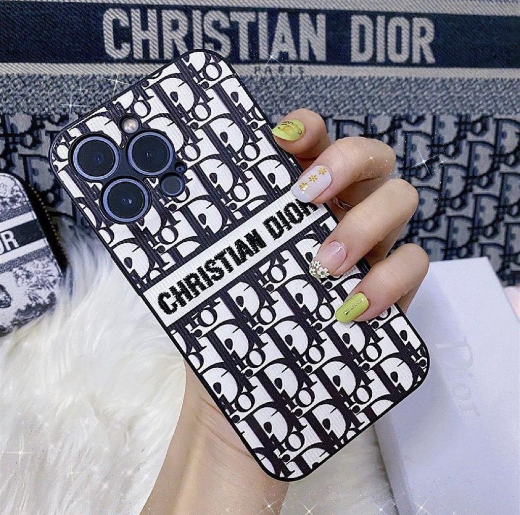 Luxury Dior Print Puffer Case  iPhone  Boldacc