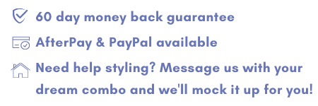 Afterpay and paypal available. 60 day money back guarantee