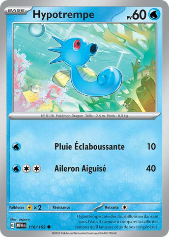 IR - Pokemon - 151 - Carabaffe 171/165 Version - Etat Français - EXC