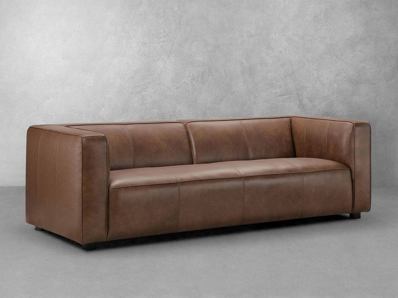 brady leather sofa review
