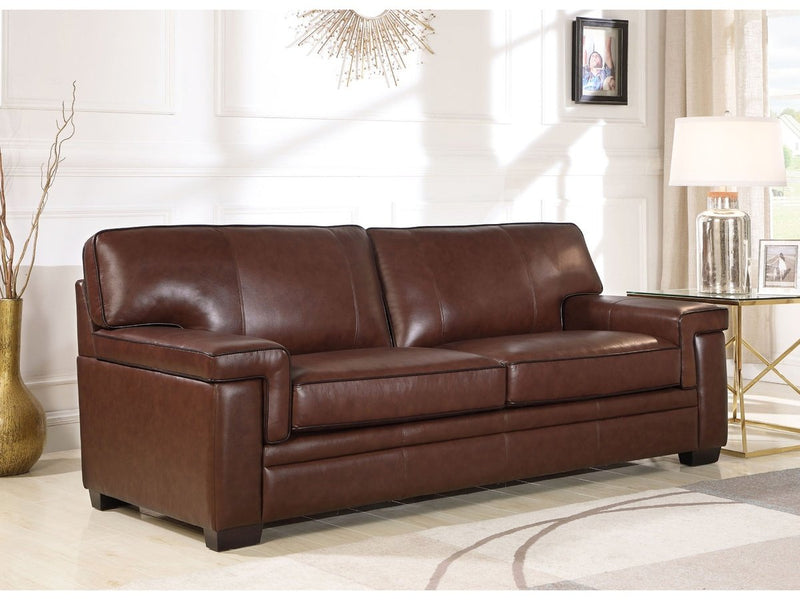 Reagan 3-piece Leather Sofa Set Default Title