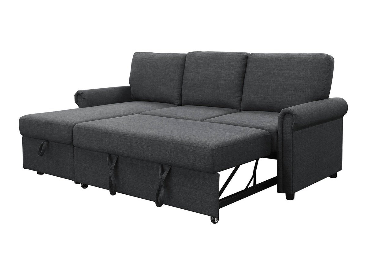 hamilton reversible sectional with sofa bed sams