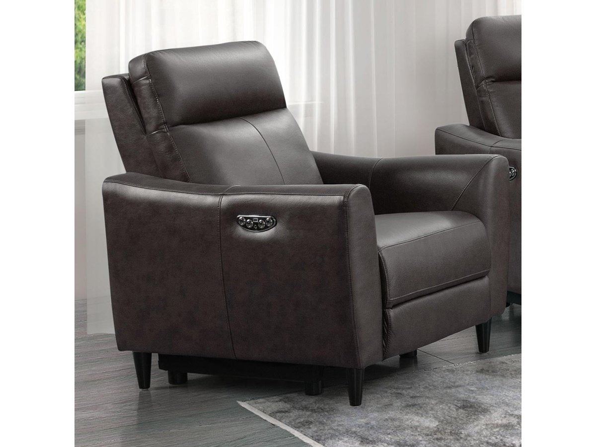 tomasino leather power reclining sofa
