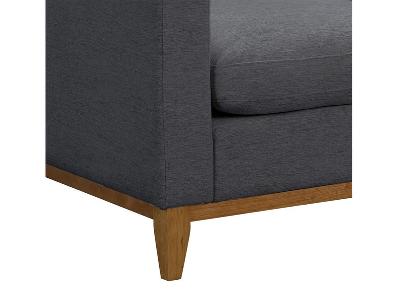 Violetta Fabric Sofa, Grey Default Title