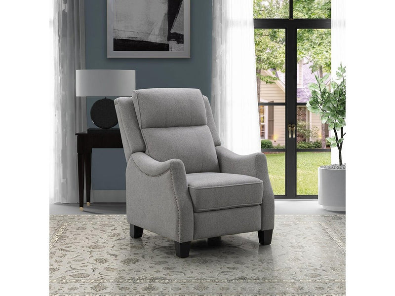 calvin fabric pushback recliner