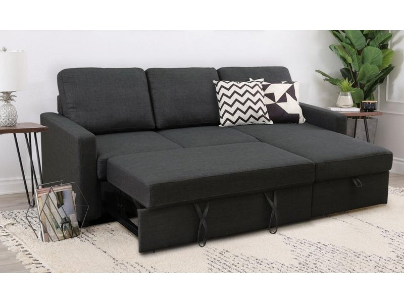 abbyson newton storage sofa bed sectional