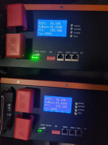 CloudEnergy CL48V-150Ah-Rack battery in proper operation, post-replacement