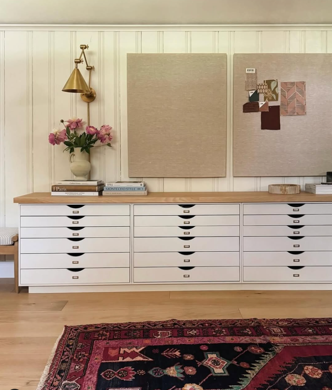 (8) 35 x 47 linen pinboards