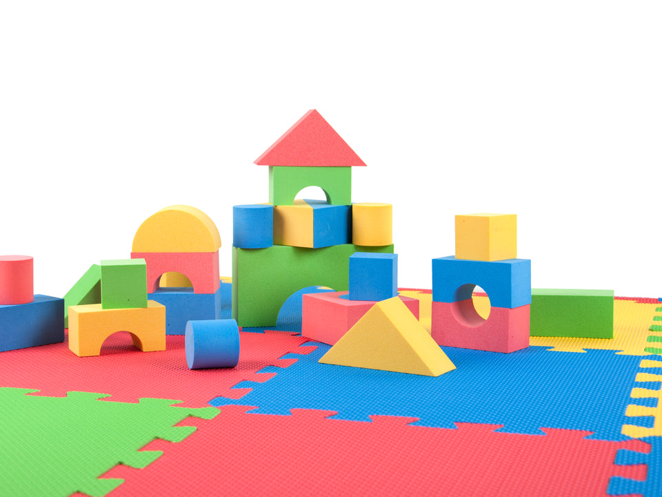 Foam Play Mat Blocks Set Tadpoles