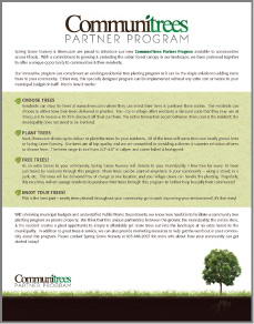 Communitrees Program Flyer 1