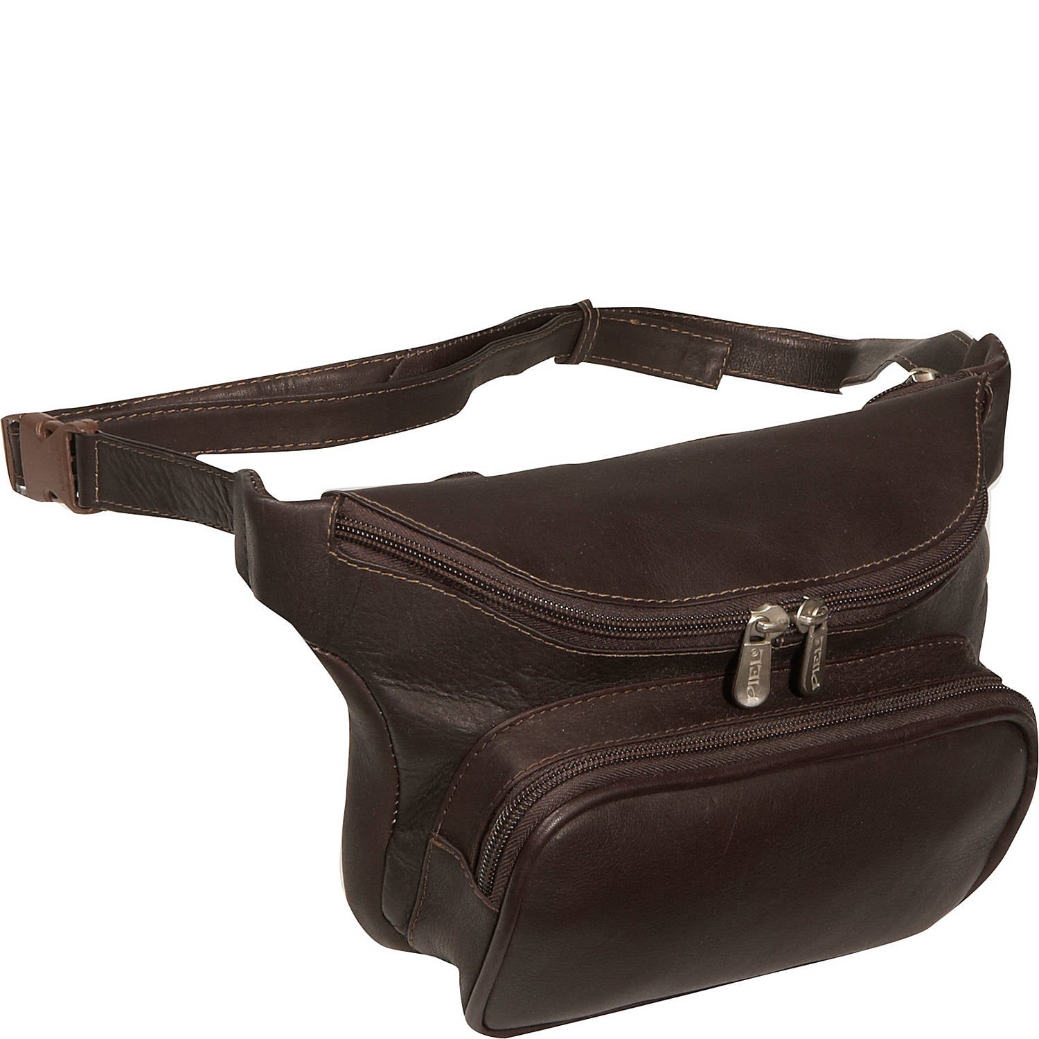 piel leather large classic waist bag