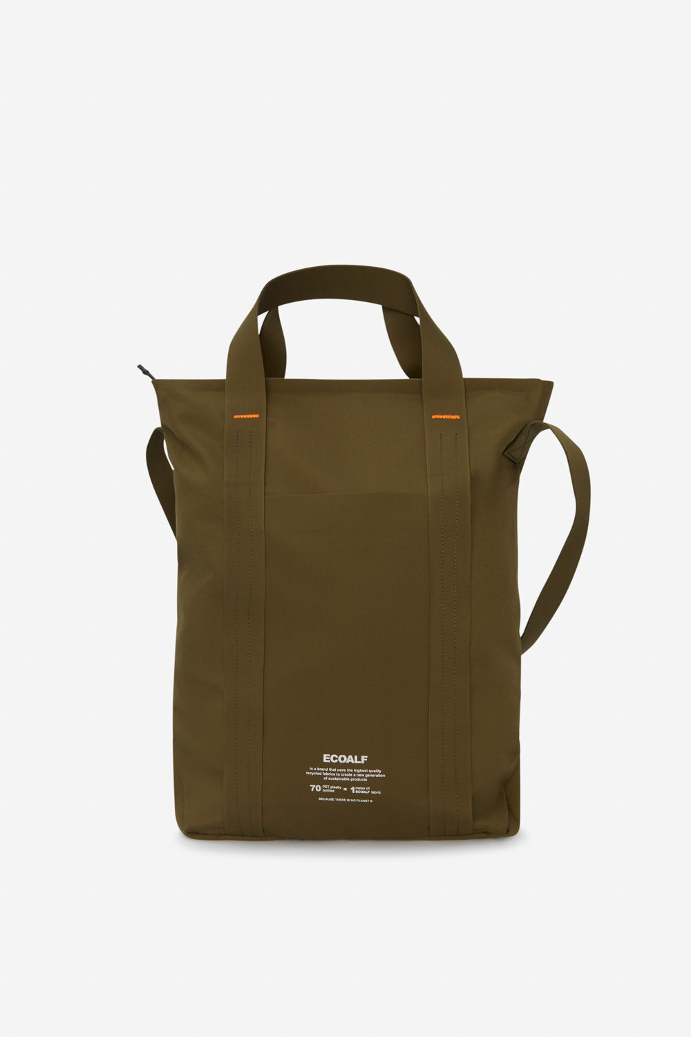 GREEN BONDED TOTE BAG 