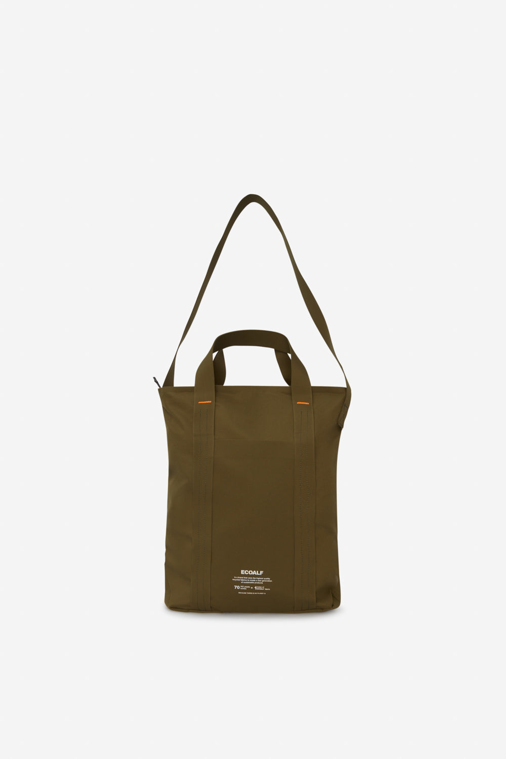 GREEN BONDED TOTE BAG 