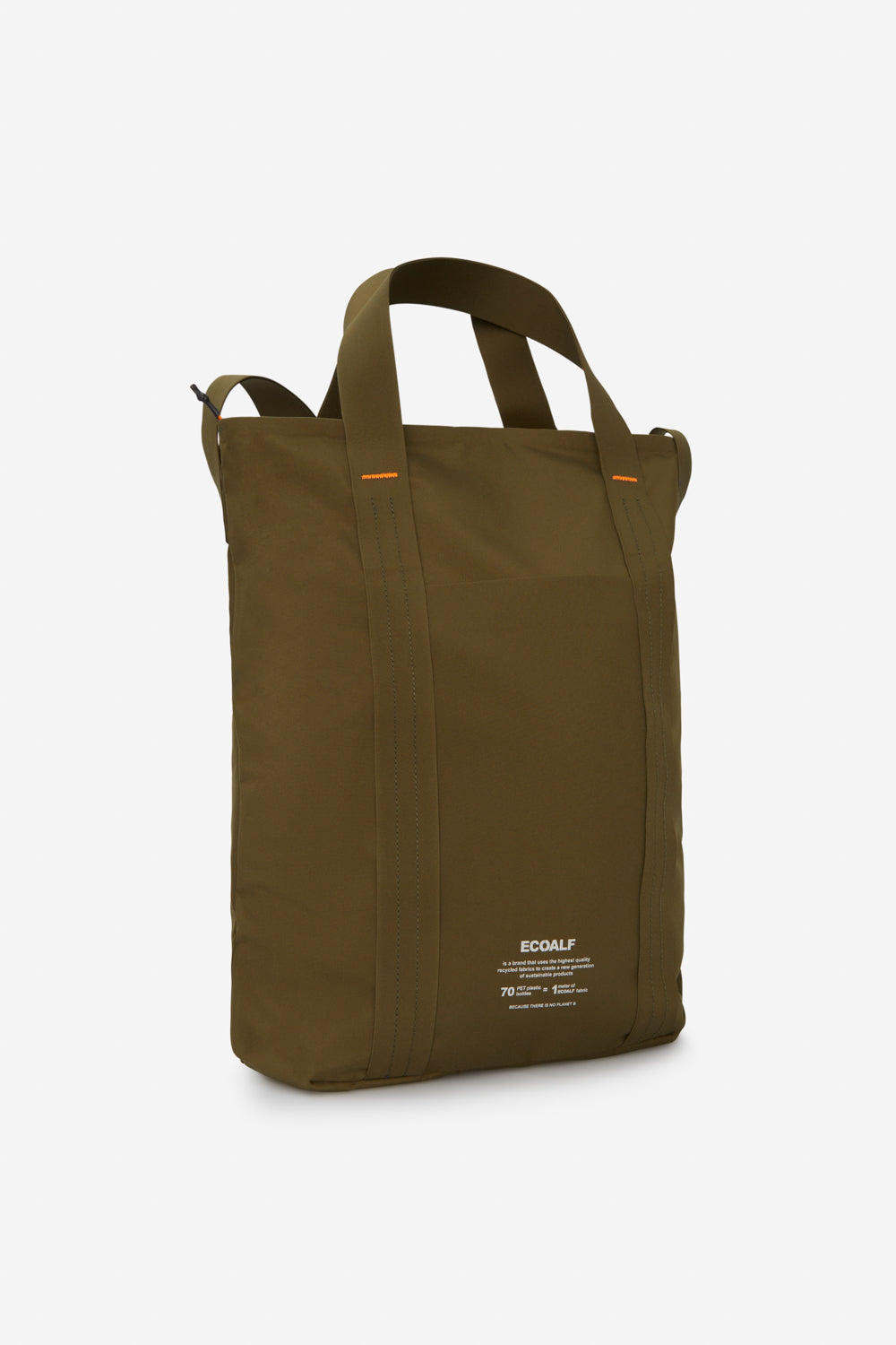 GREEN BONDED TOTE BAG 