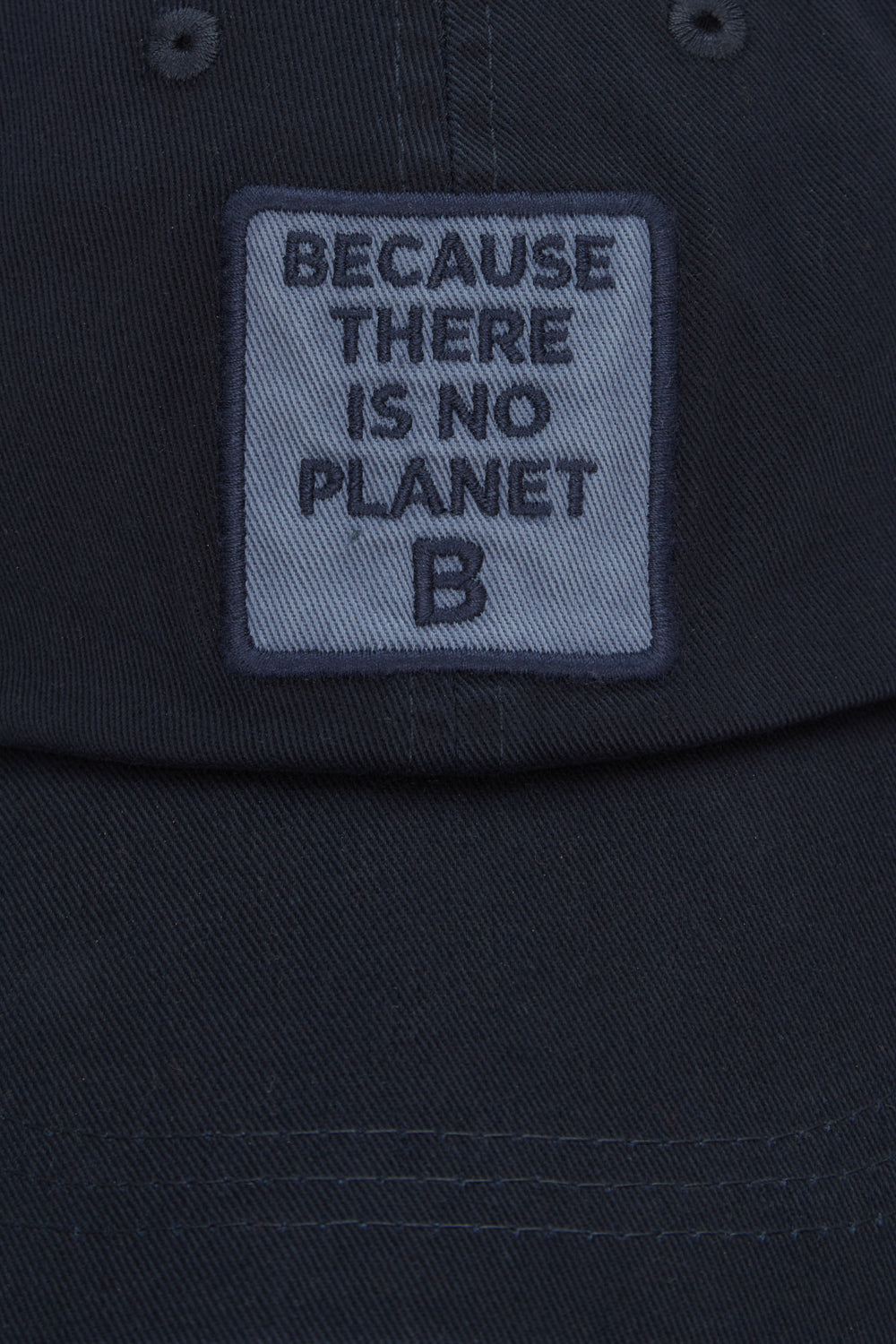 CASQUETTE PATCH BECAUSE BLEUE