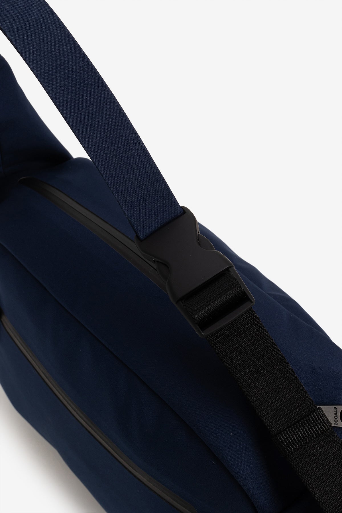 NAVY BLUE BONDED HOBO BAG