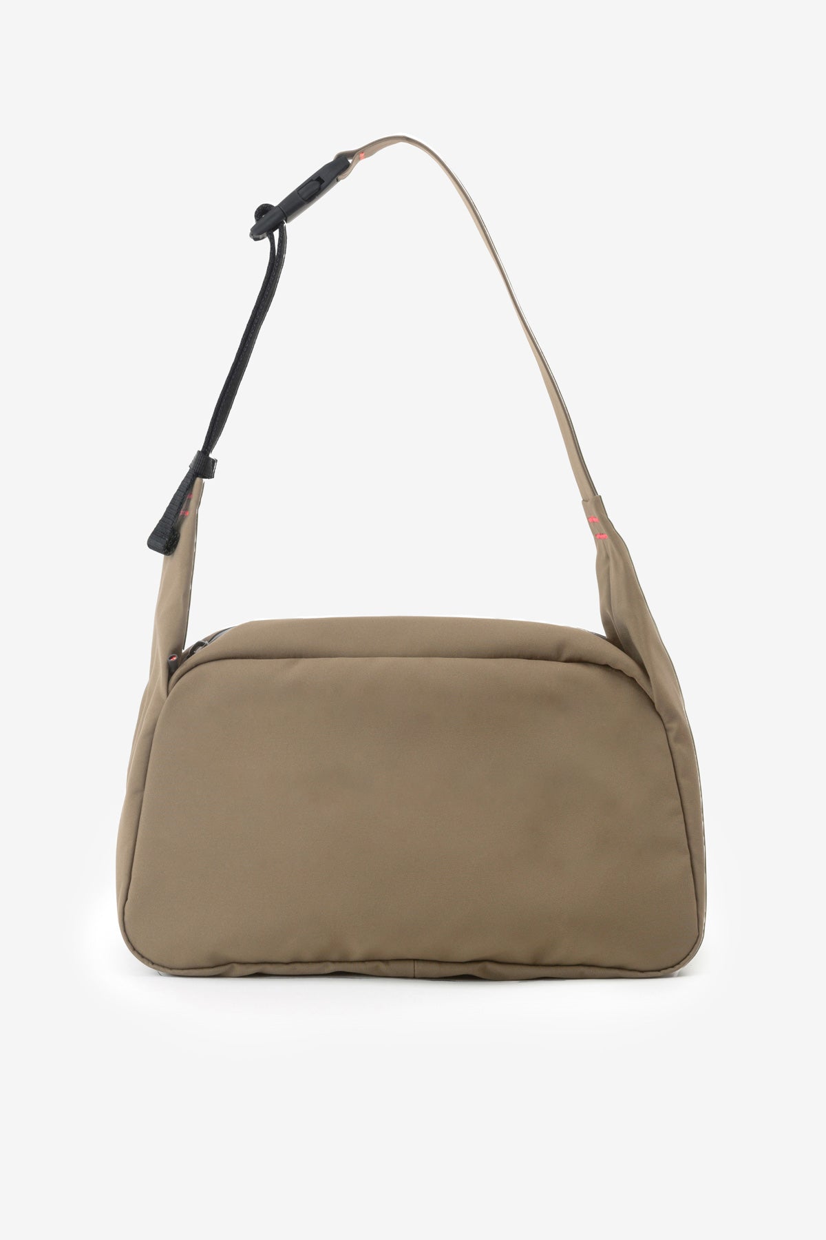 BROWN BONDED HOBO BAG