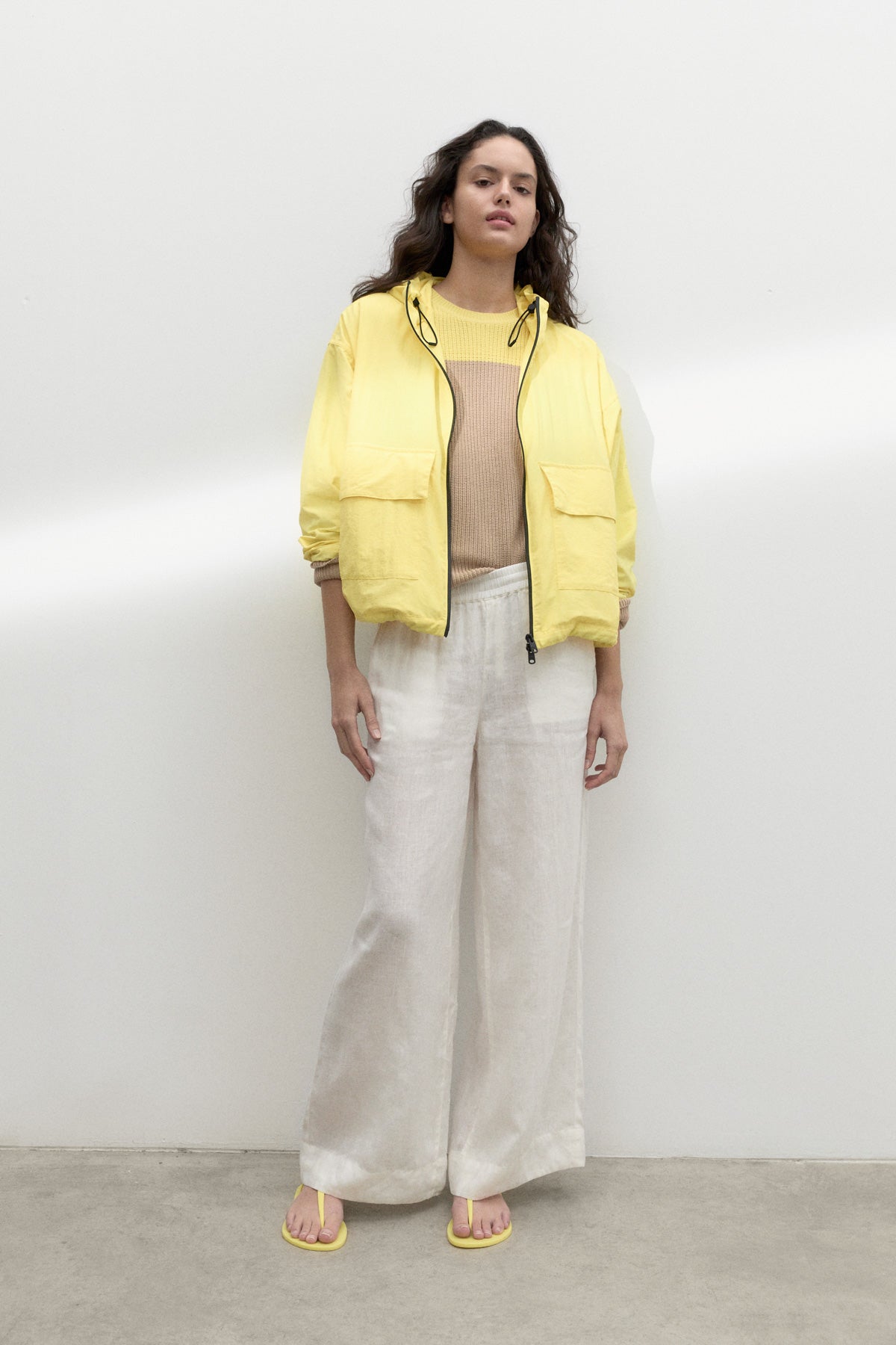 NEVIS OVERSIZE JACKET YELLOW