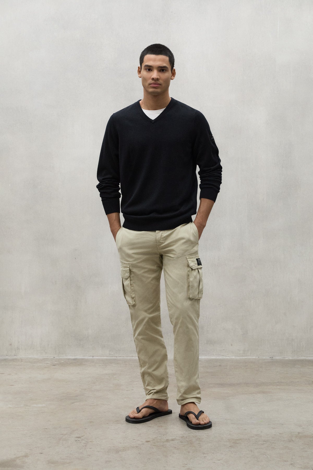 BEIGE ETHICA CARGO PANTS