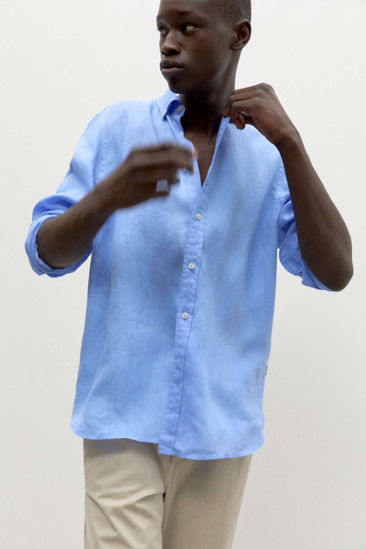 MALIBU LINEN SHIRT BLUE