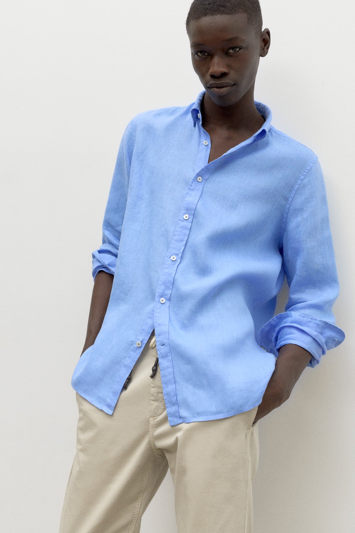 MALIBU LINEN SHIRT BLUE