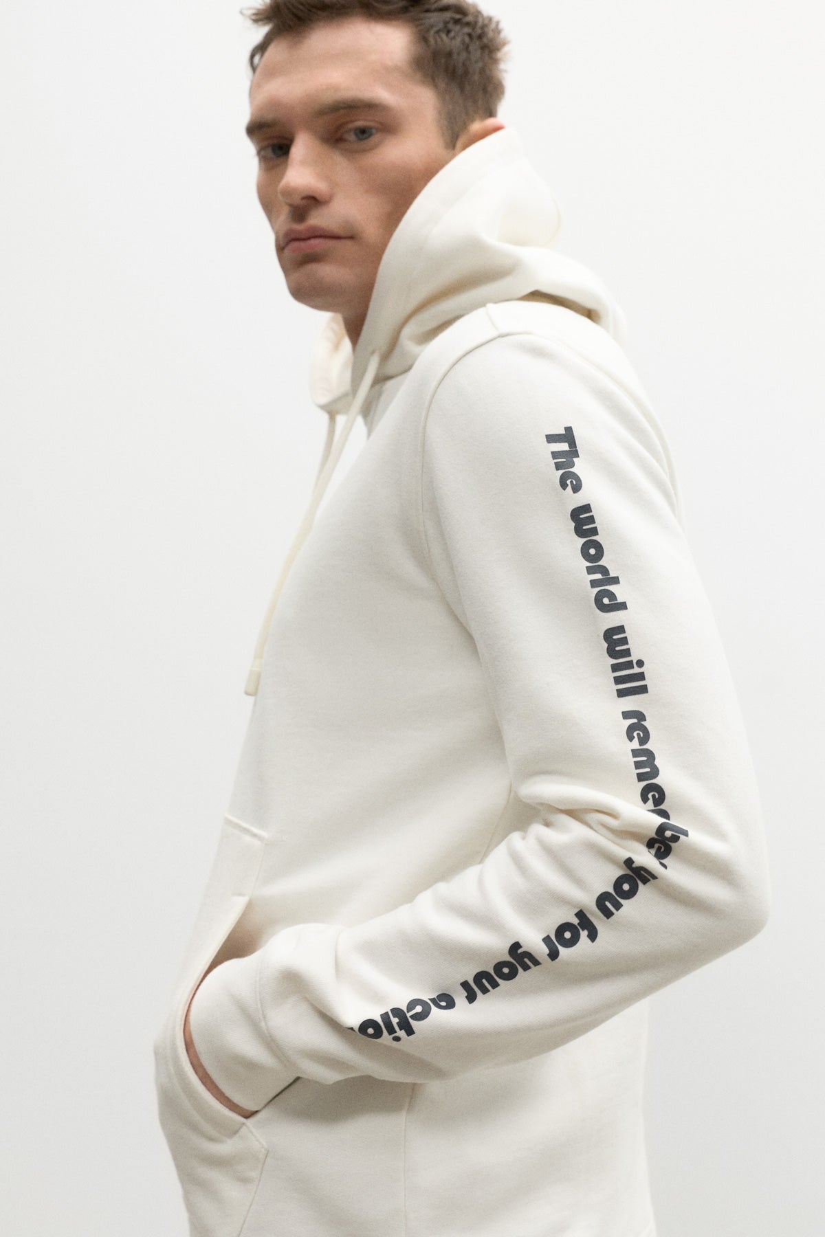 SWEAT-SHIRT ACTIO BLANC