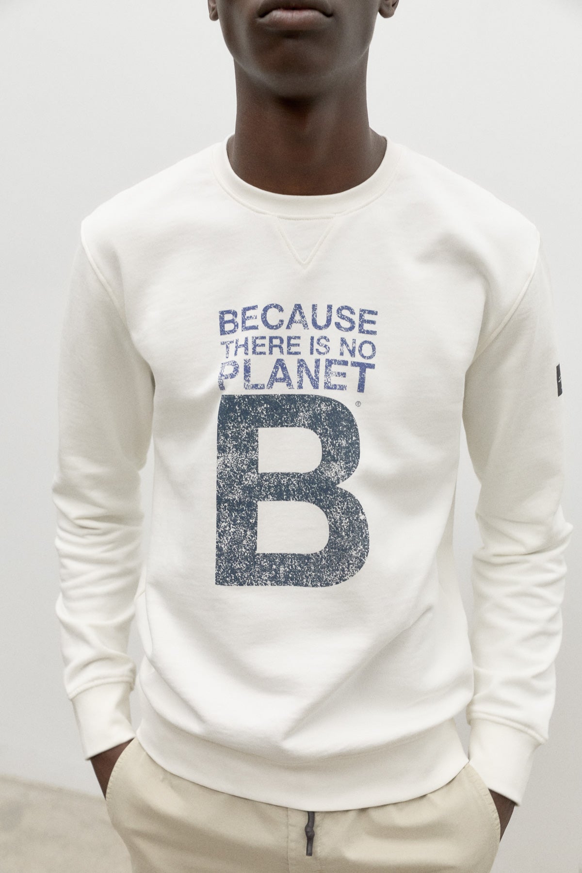 SWEAT-SHIRT GREAT B BLANC