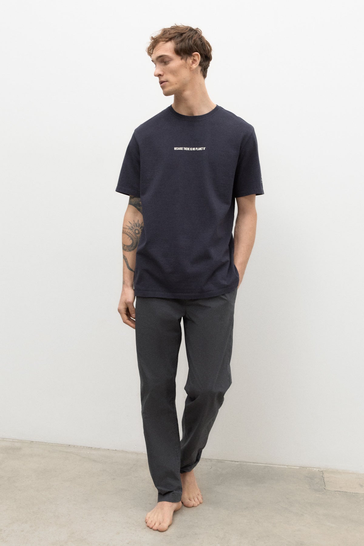 T-SHIRT OVERSIZE SPUN BLEU MARINE