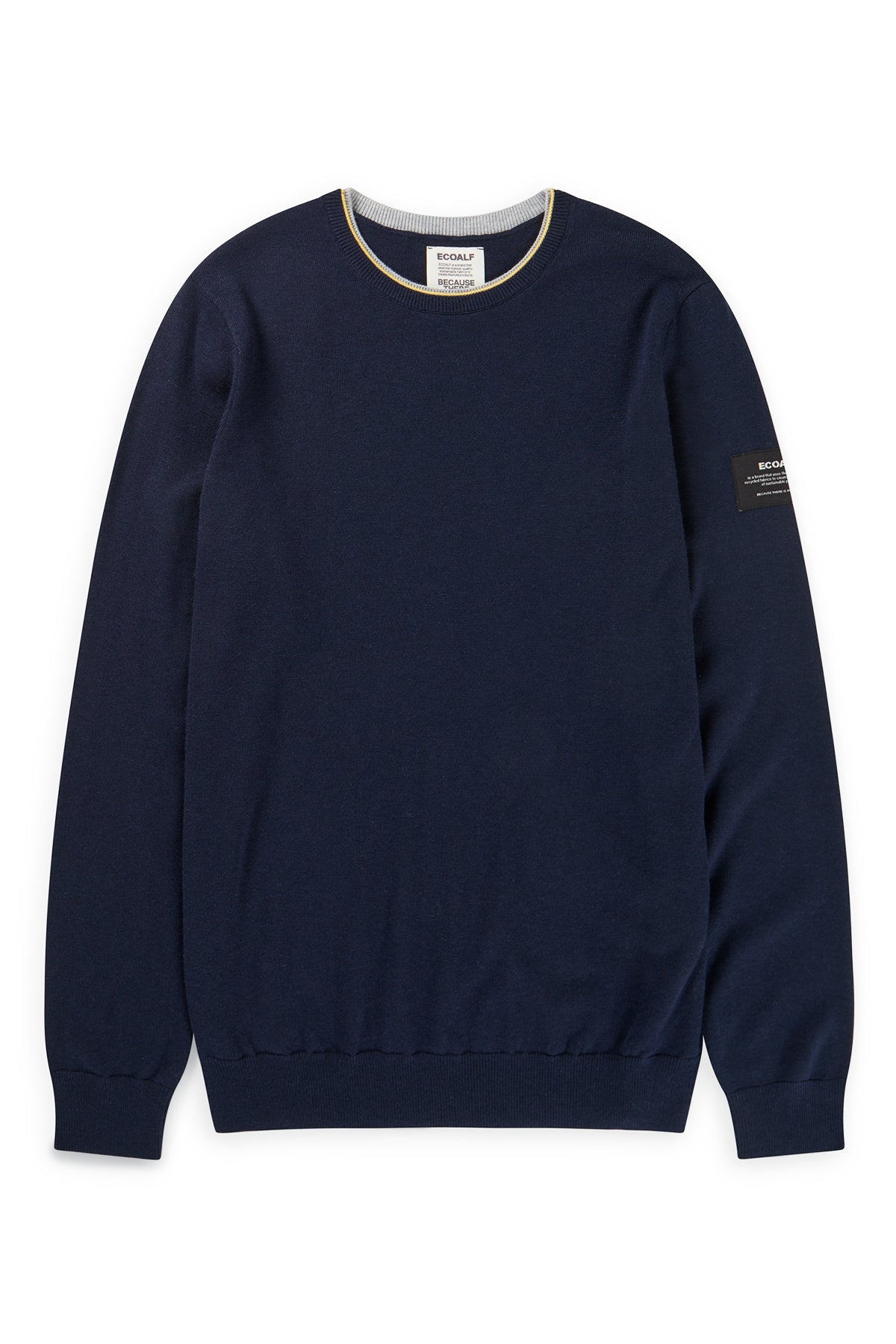 PULL BLOCNE BLEU MARINE