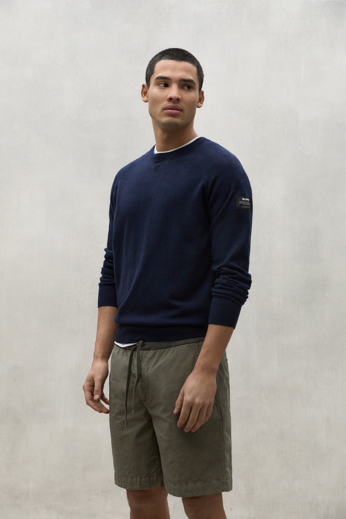 PULLOVER IN MAGLIA HIGA BLU MARINO