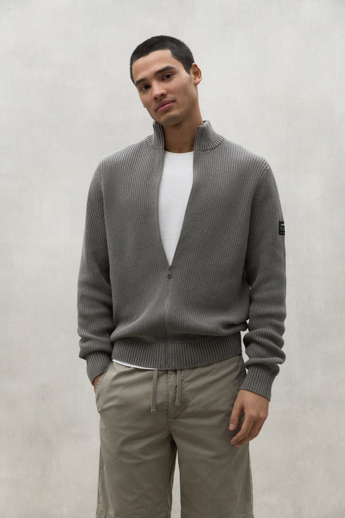 TAUPE MERTO KNITTED SWEATER