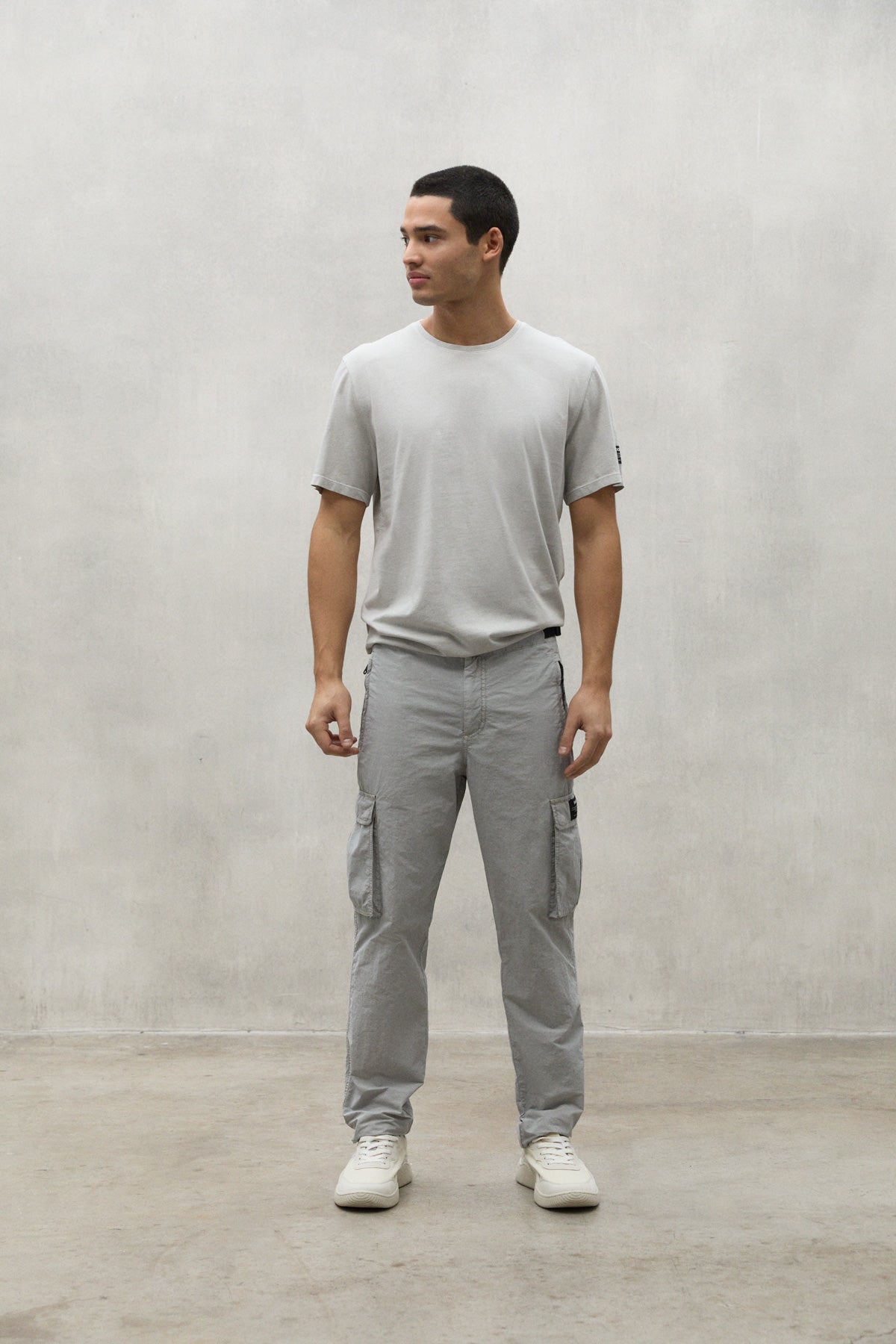 PANTALON CARGO ALISTE BLANC