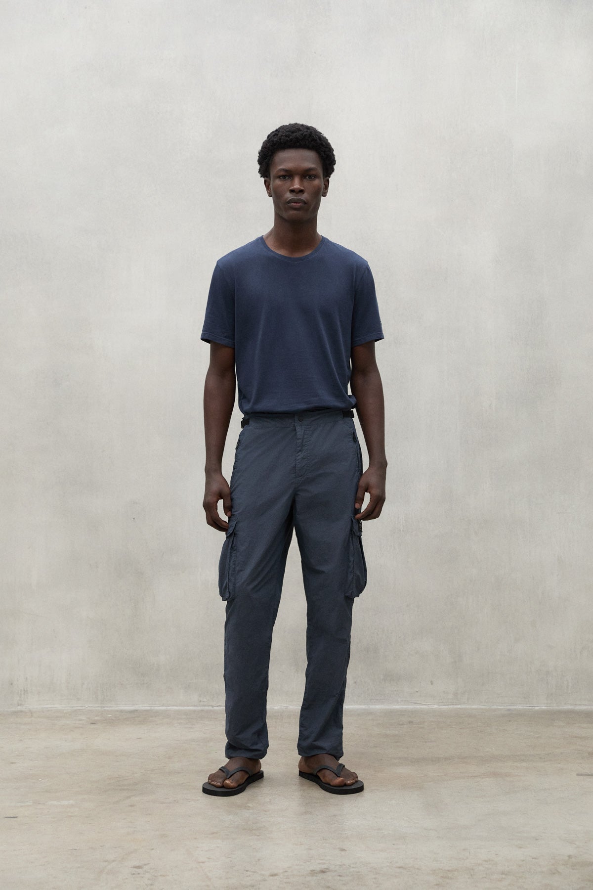 NAVY BLUE ALISTE CARGO PANTS