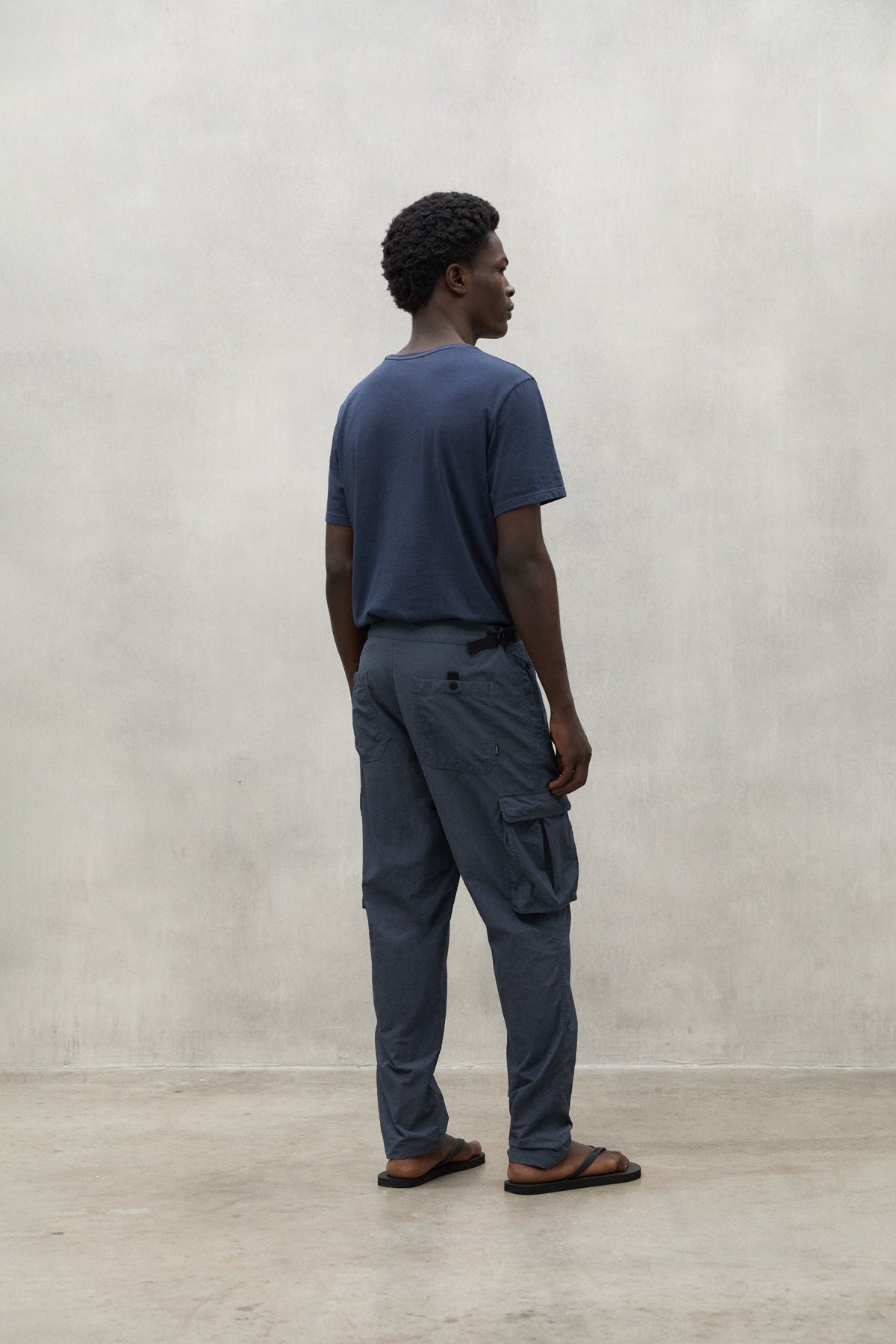 NAVY BLUE ALISTE CARGO PANTS