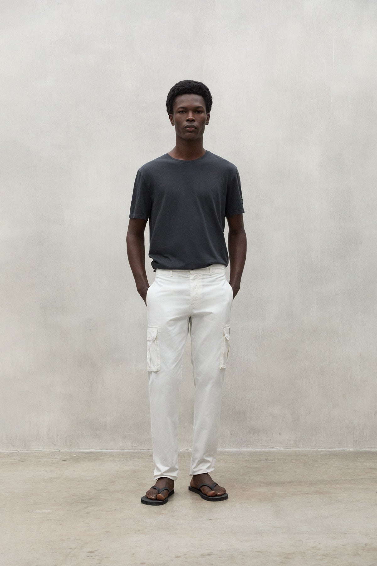 WHITE ETHICA CARGO PANTS