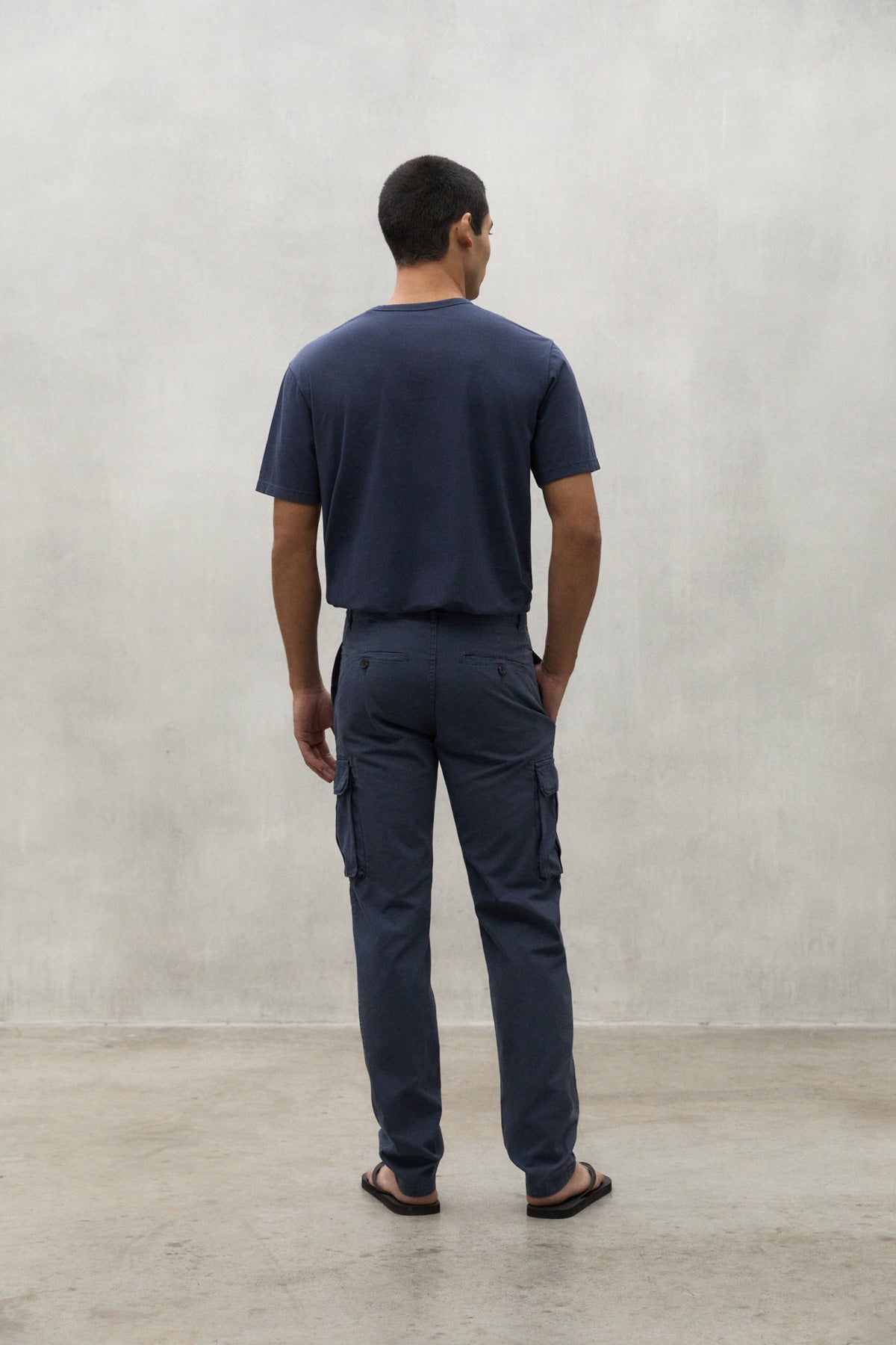 PANTALON CARGO ETHICA BLEU MARINE