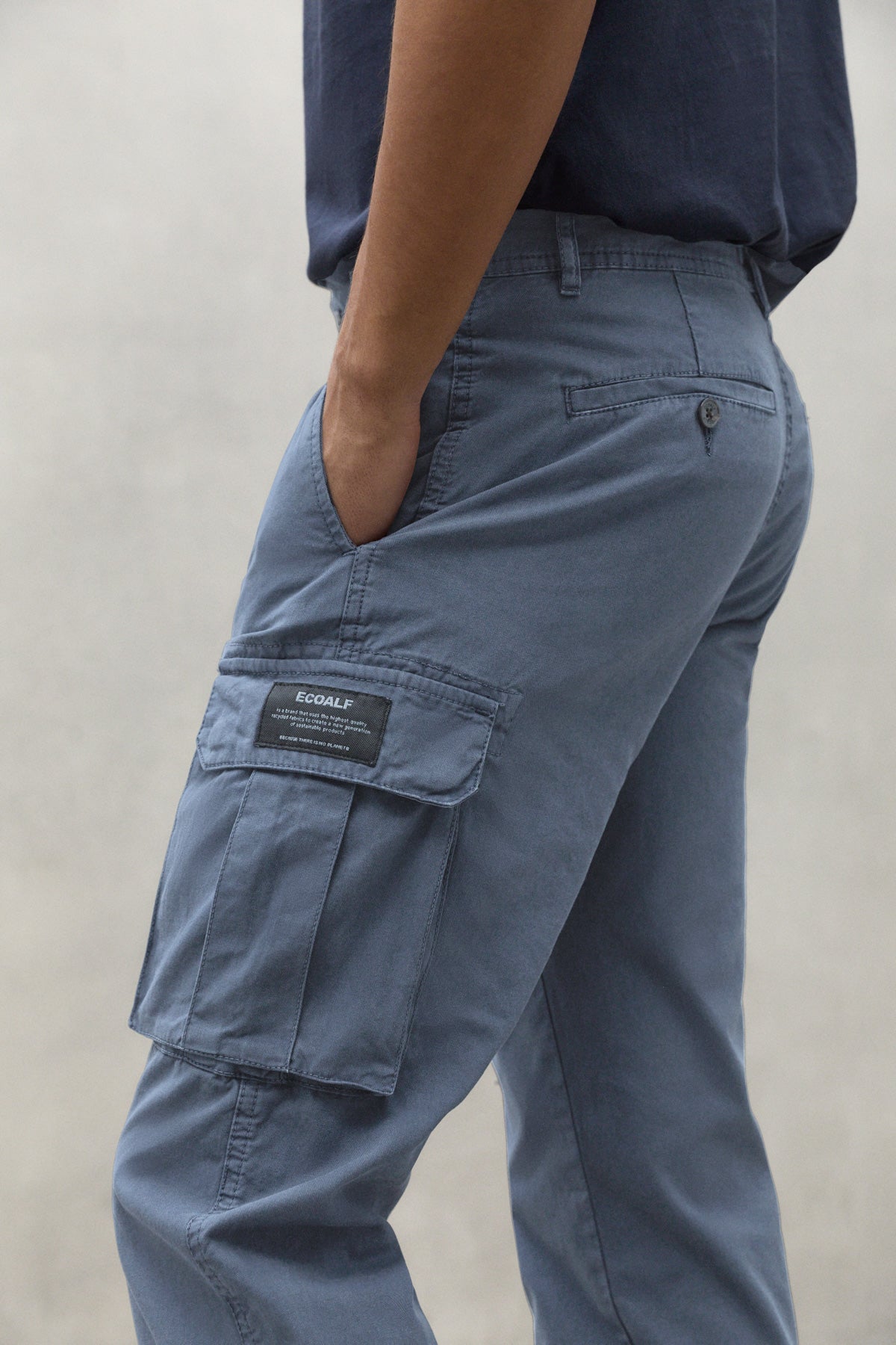 PANTALONI CARGO ETHICA AZZURRI