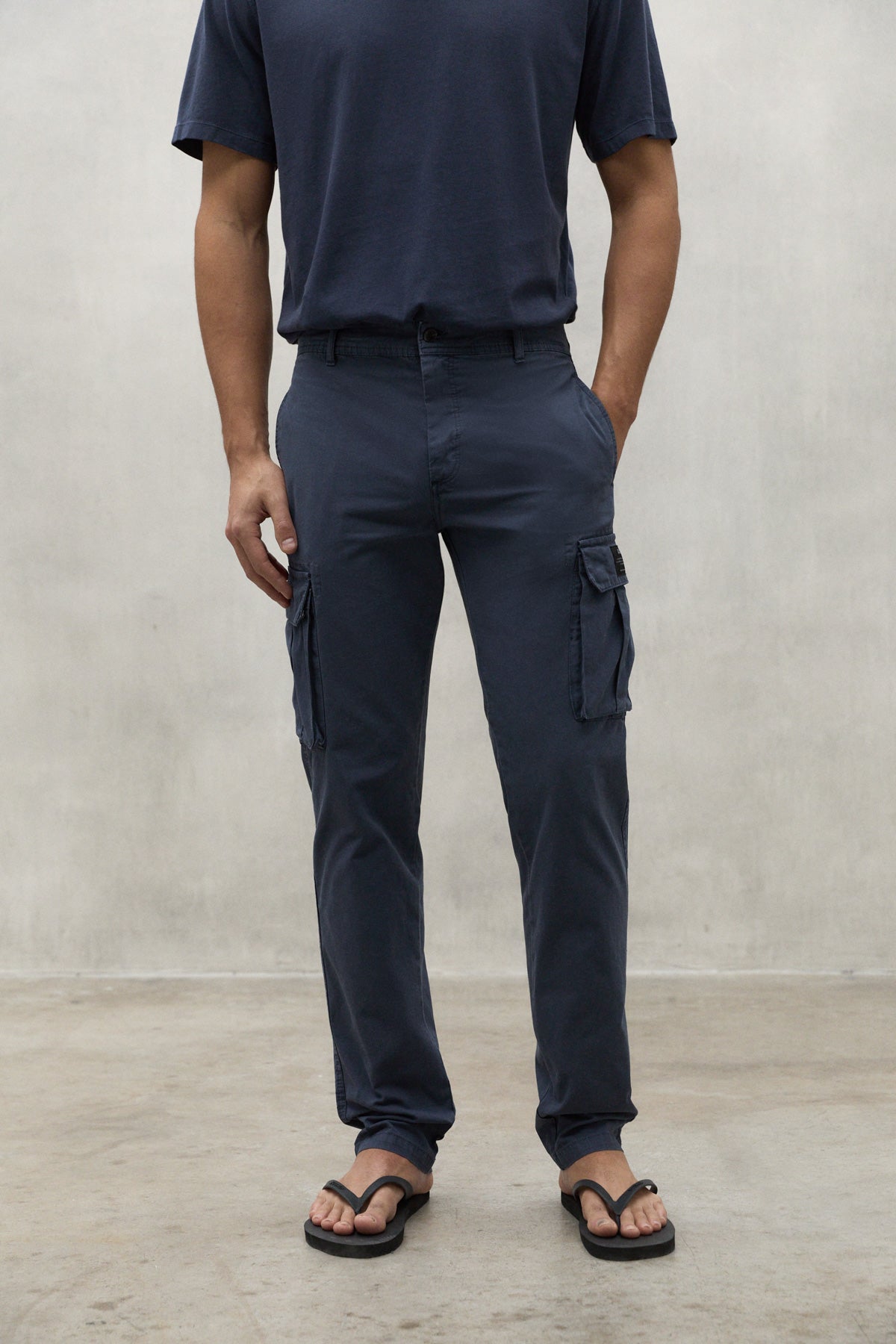 PANTALON CARGO ETHICA BLEU MARINE