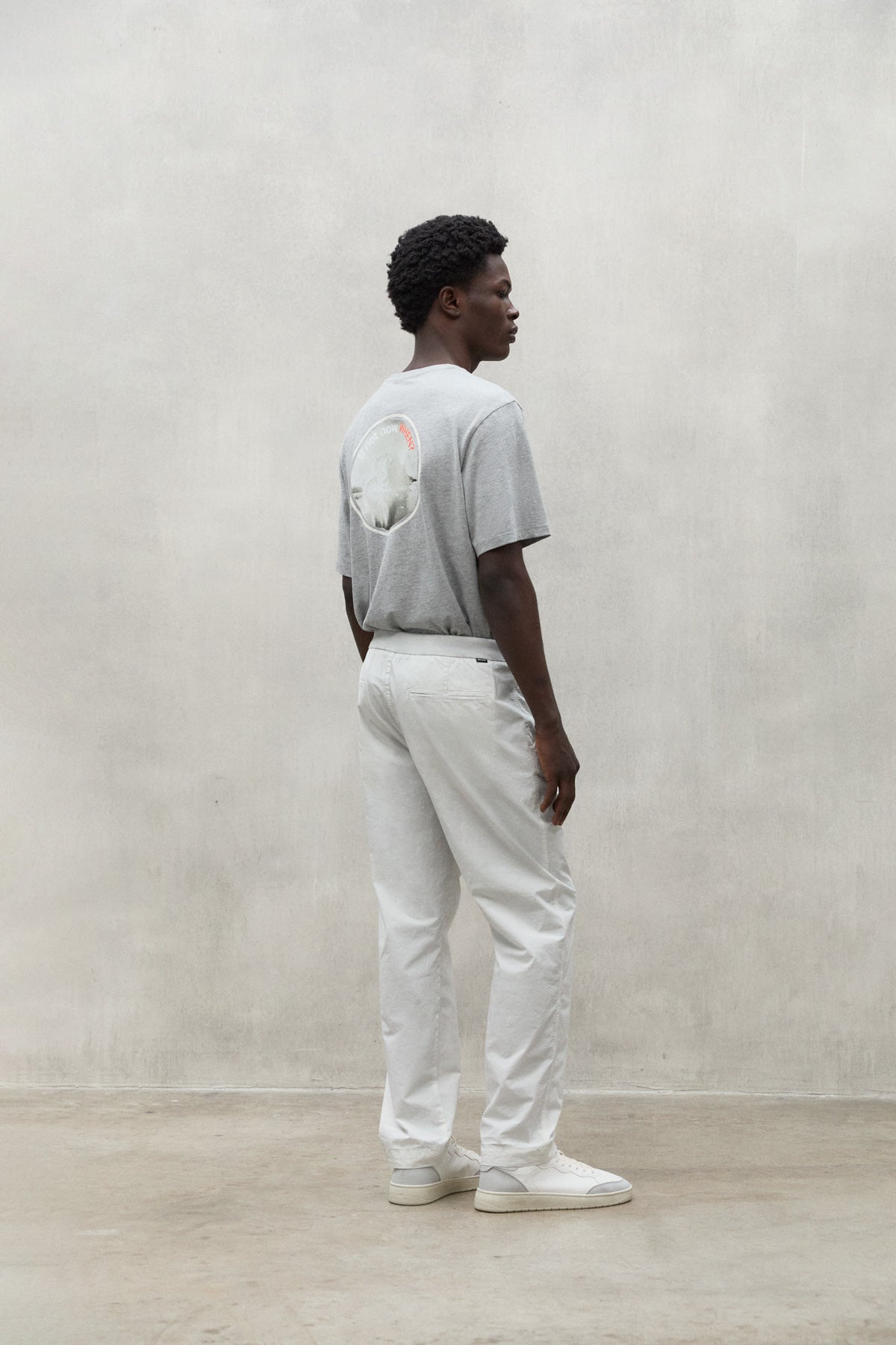 WHITE ISNA TROUSERS