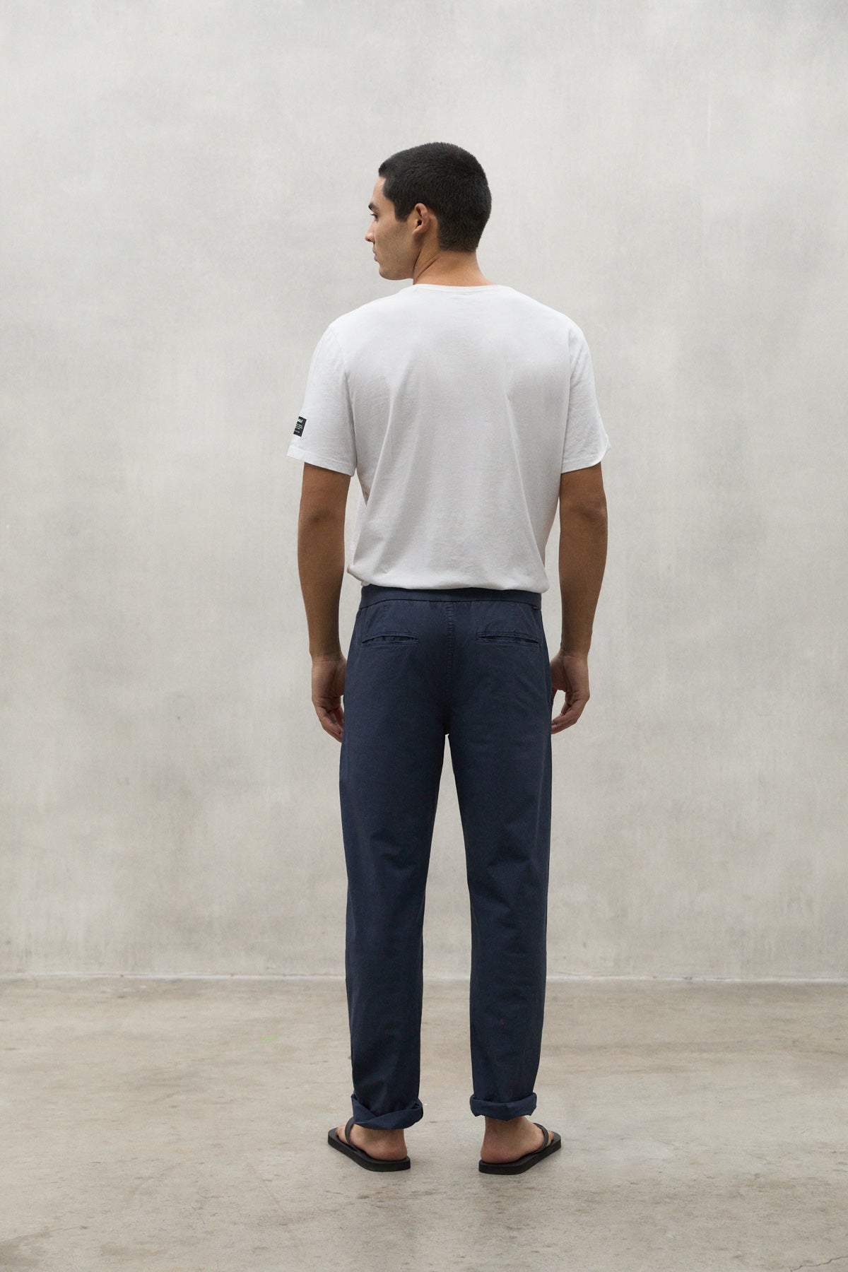 PANTALON ISNA BLEU MARINE