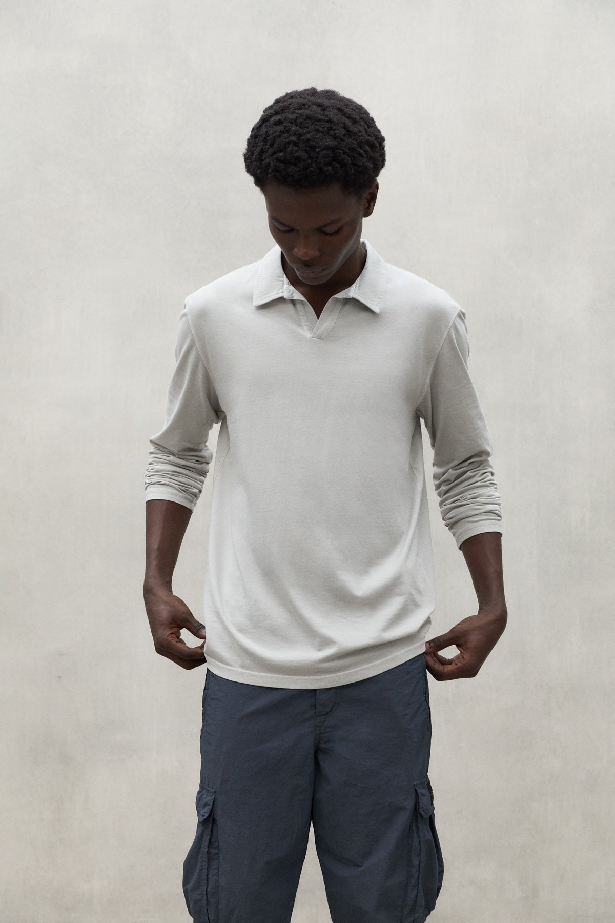 POLO JERSEY ENZO GRIS