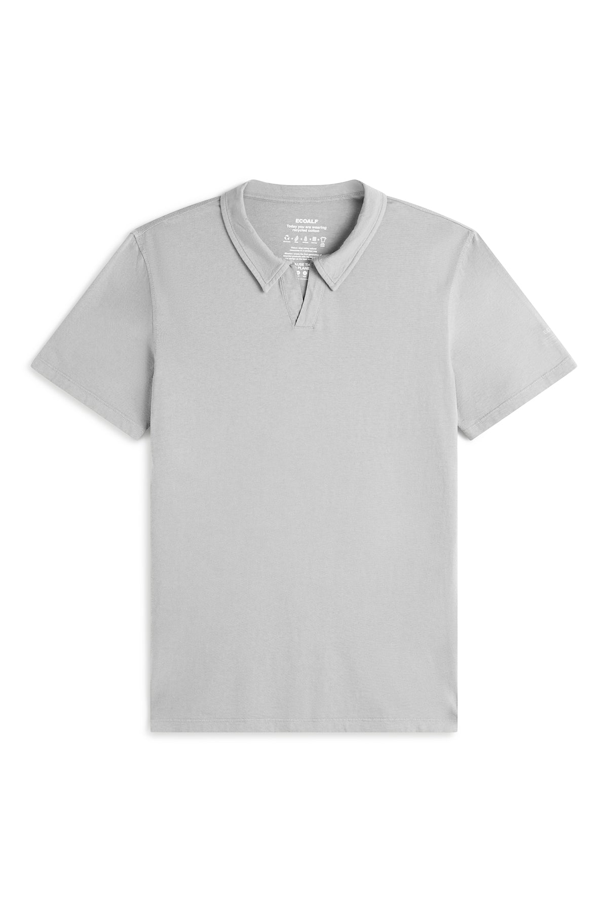 GREY ENZO JERSEY POLO SHIRT